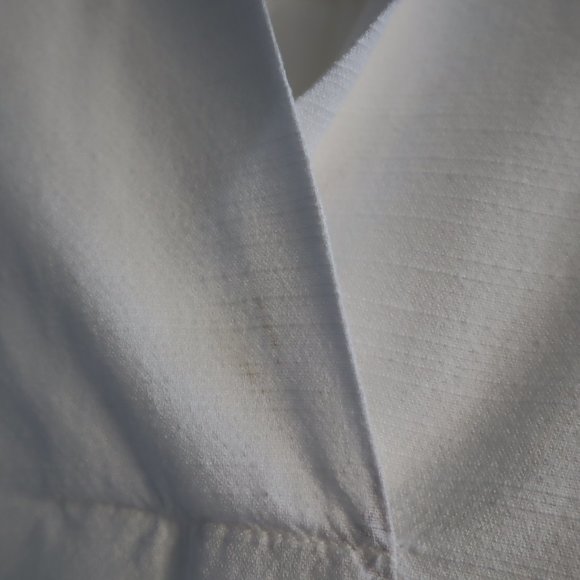 Tailored Linen Shirt - White, S - Picture 5 of 6
